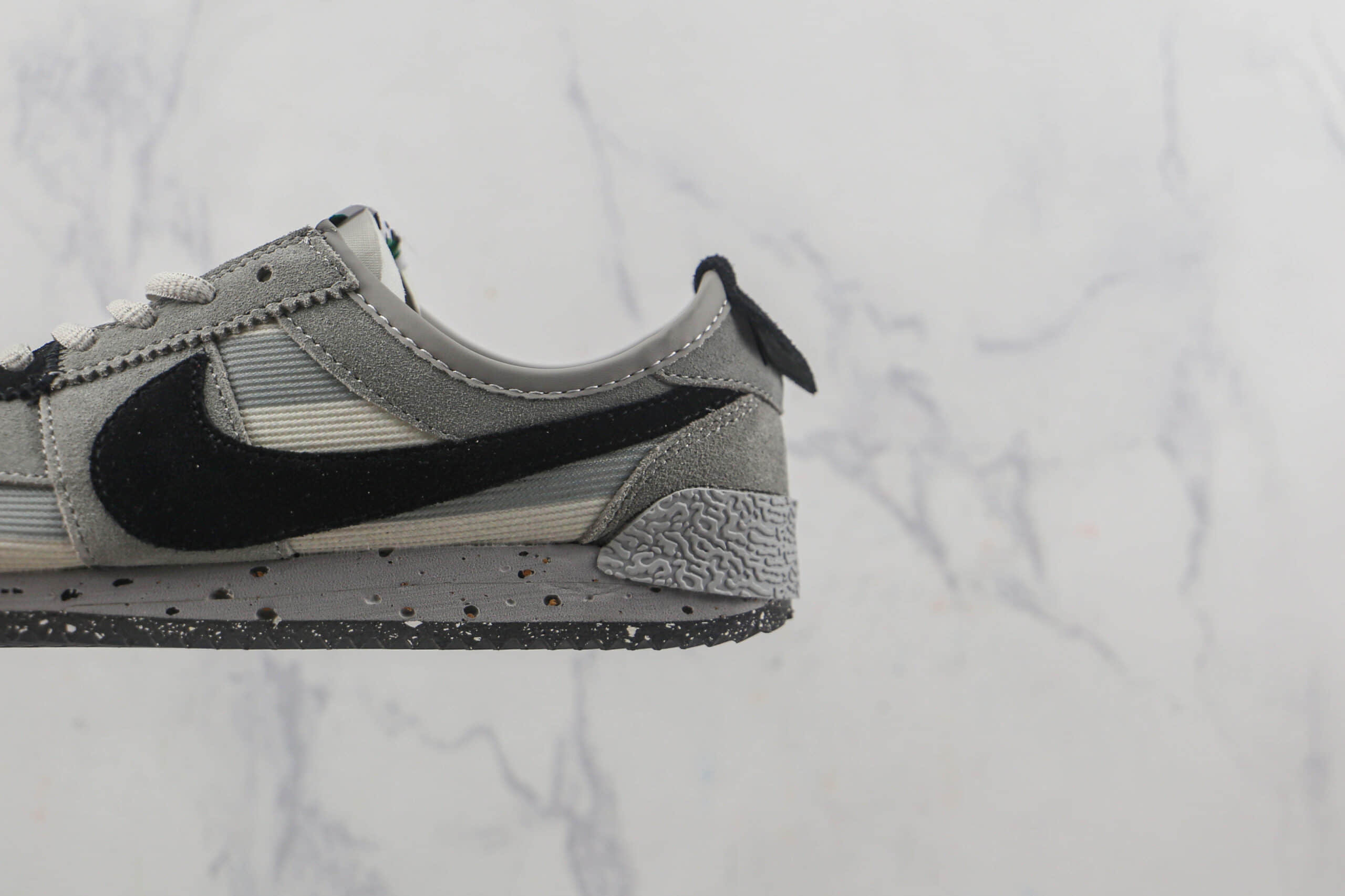 耐克Nike Cortez x Union联名款莆田纯原复刻版本灰麂皮配色阿甘慢跑鞋原档案数据开发 货号：DR1413-007