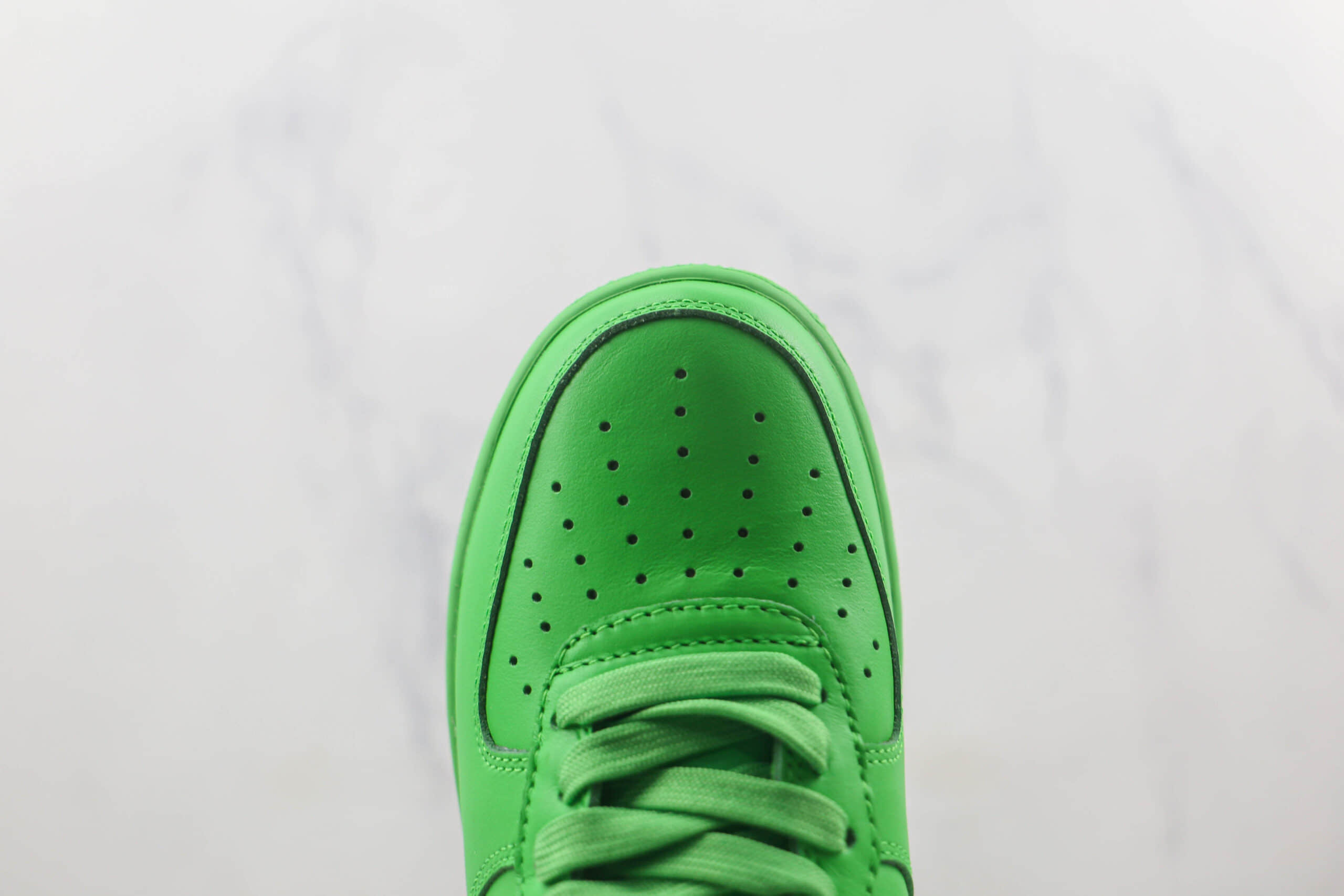 耐克Nike Air Force 1 x OW联名款纯原版本低帮空军一号绿色板鞋原楦头纸板打造 货号：DX1419-300