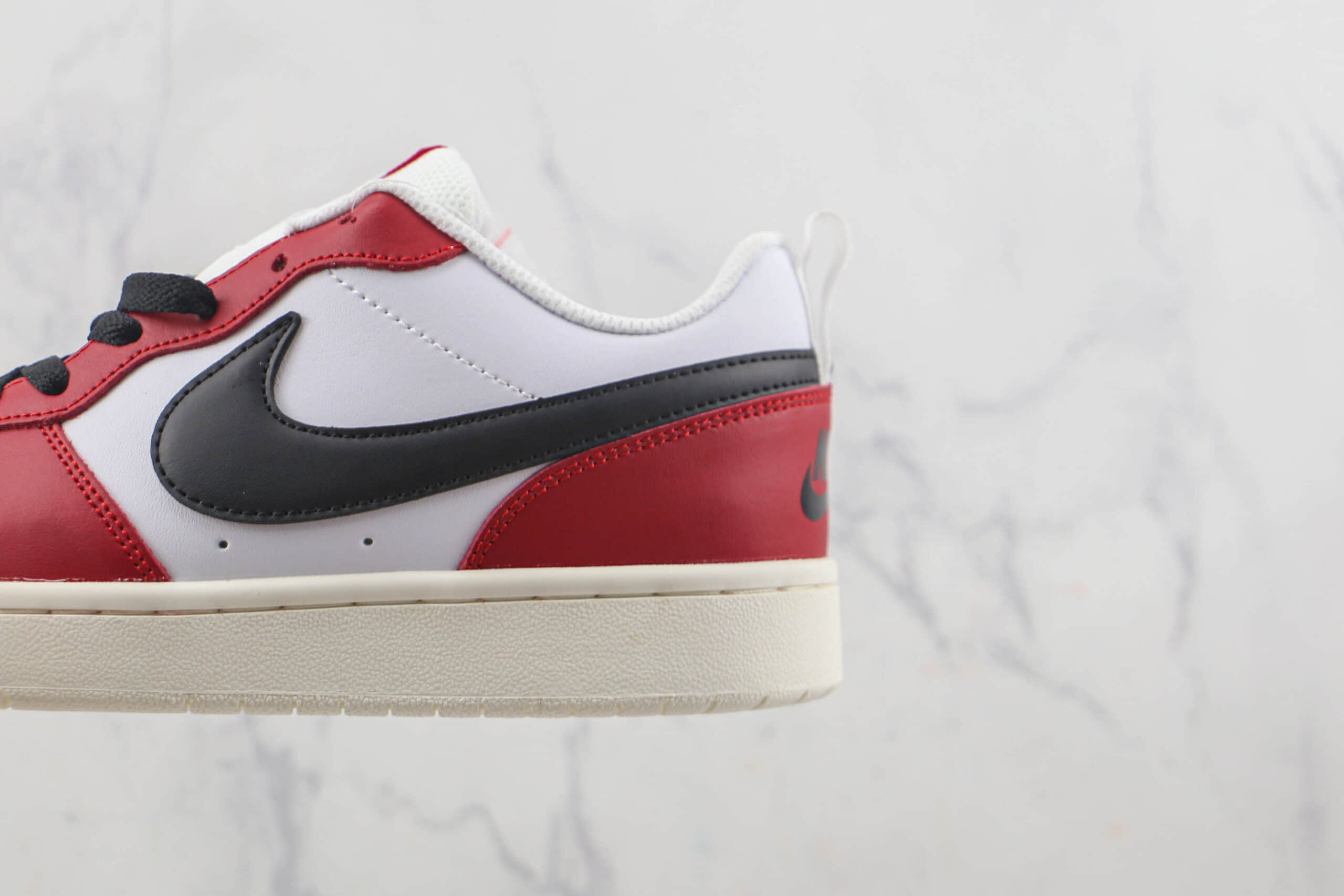 耐克Nike Court Borough 2莆田纯原复刻白红色小dior板鞋原楦头纸板打造 货号：DQ5448-600