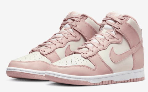 清新白粉配色！全新Nike Dunk Hi即将登场！ 货号：DD1869-003