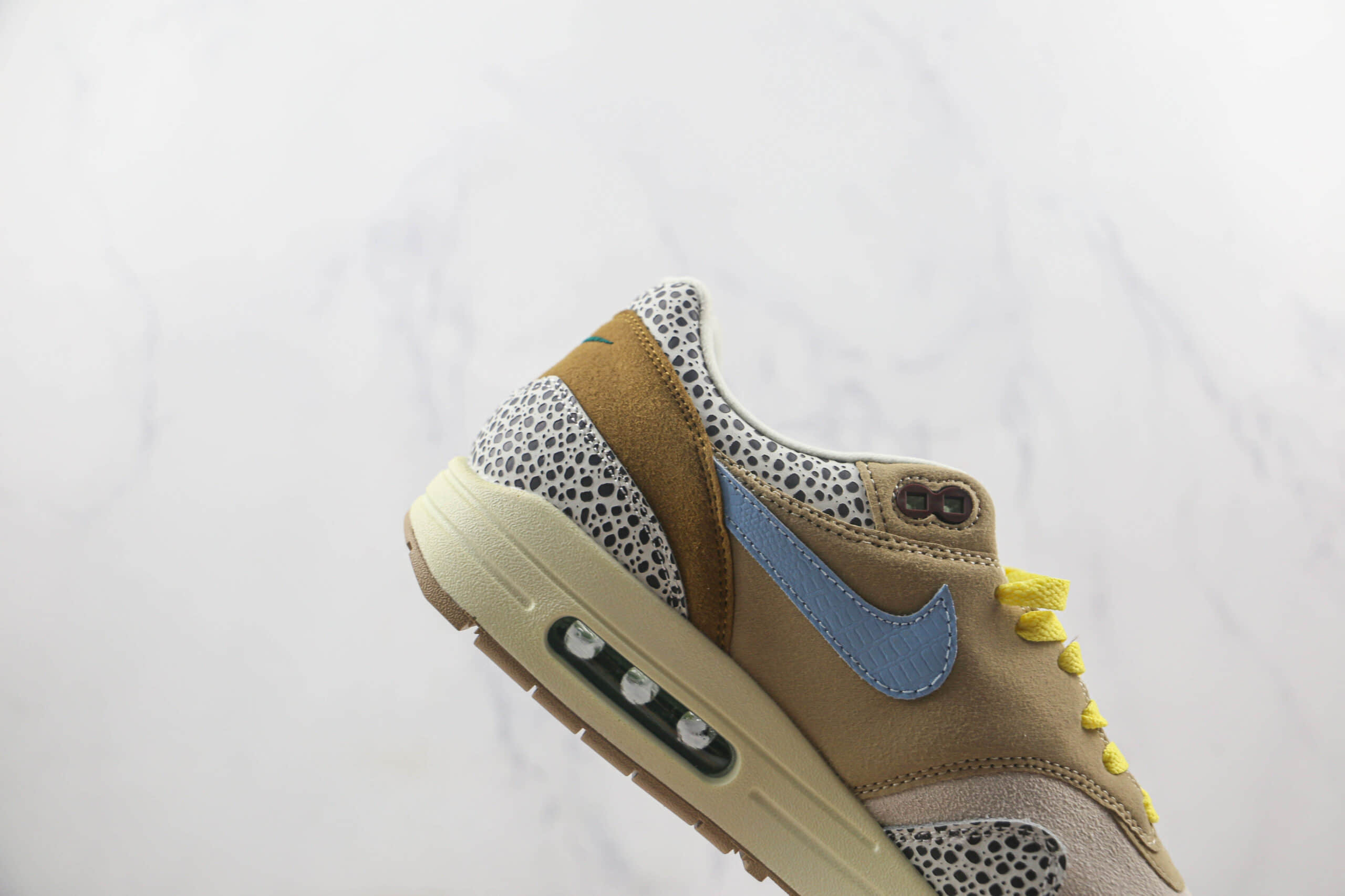耐克Nike Air Max 1莆田纯原复刻版本Max1大象配色复古气垫鞋原鞋开模一比一打造 货号：DV3027-001