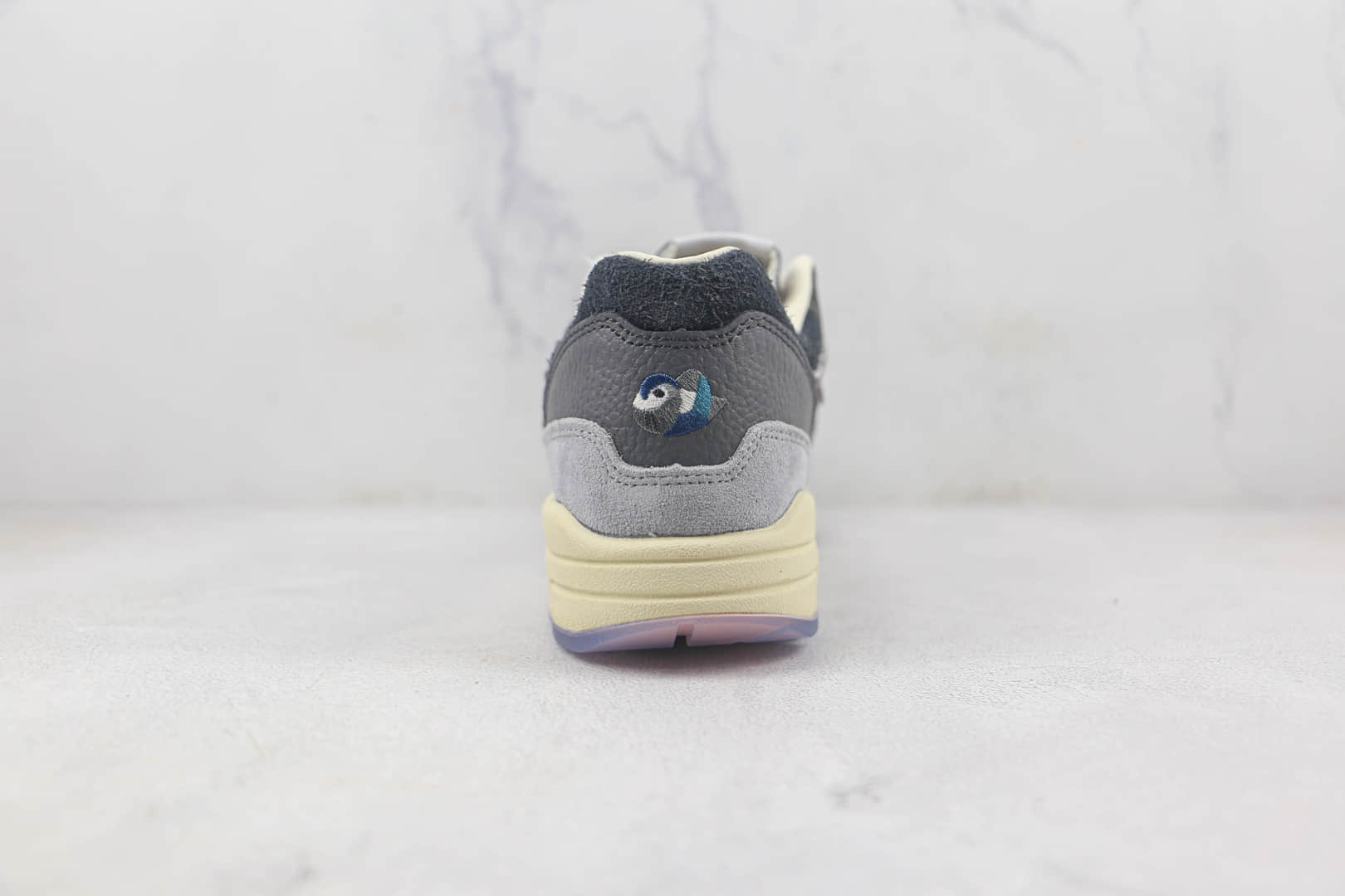 耐克Nike Air Max 1 Won-Ang Grey x KASINA联名款莆田纯原复刻版本Max1灰蓝鸳鸯初代复古气垫鞋原楦头纸板打造 货号：DQ8475-001