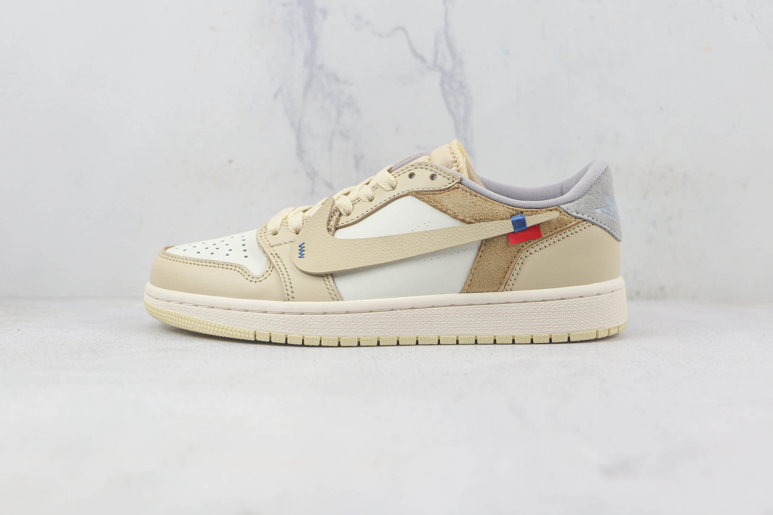 耐克Nike Air Jordan 1 Low OG GOAT LOWS x Off-White联名款莆田天花板纯原复刻版本低帮ow aj1板鞋原档案数据开发 货号：CZ0790-102