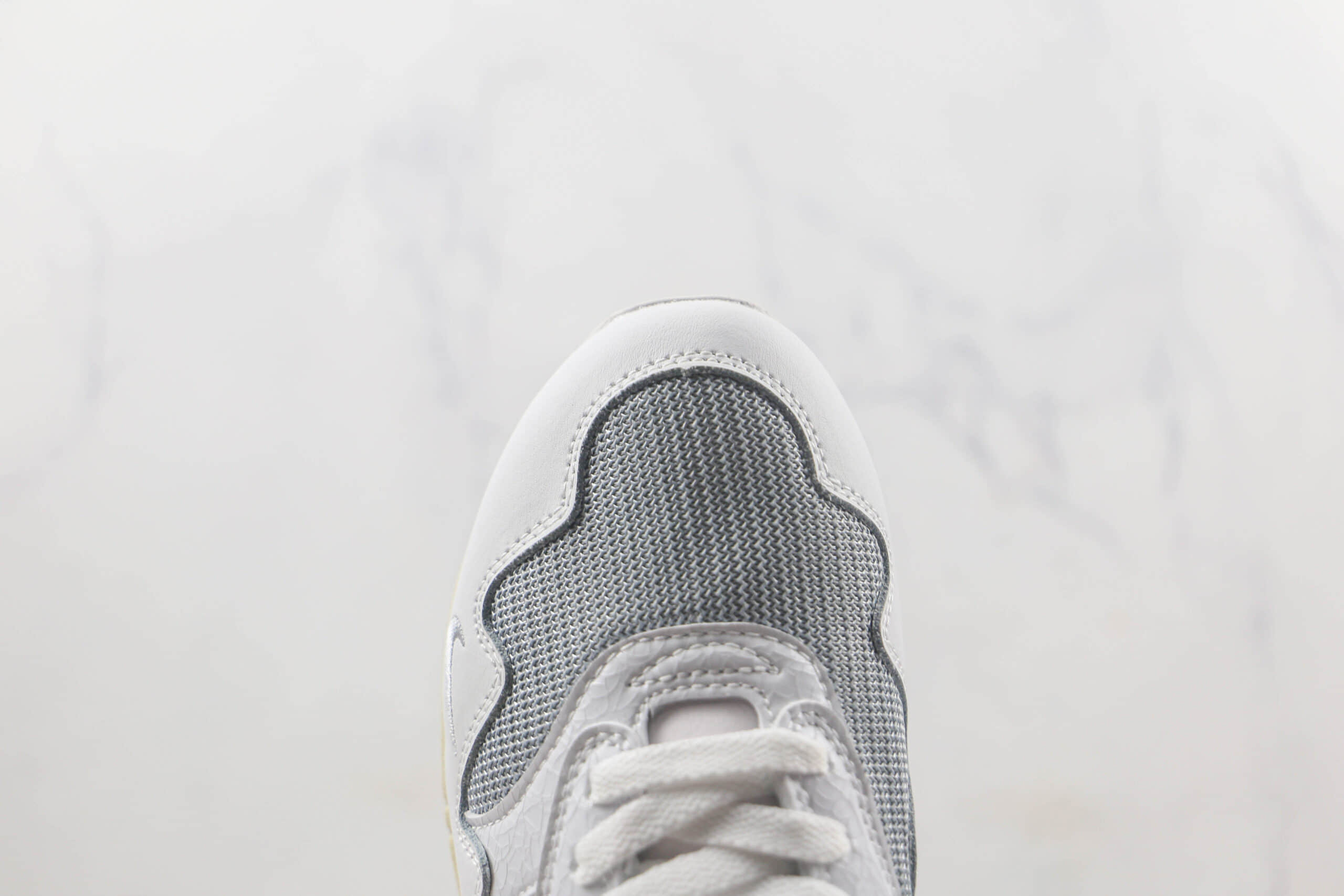 耐克Patta x Nike Air Max 1 “Monarch”联名款莆田纯原复刻版本Max1白色波浪纹复古气垫跑鞋原档案数据开发 货号：DQ0299-100
