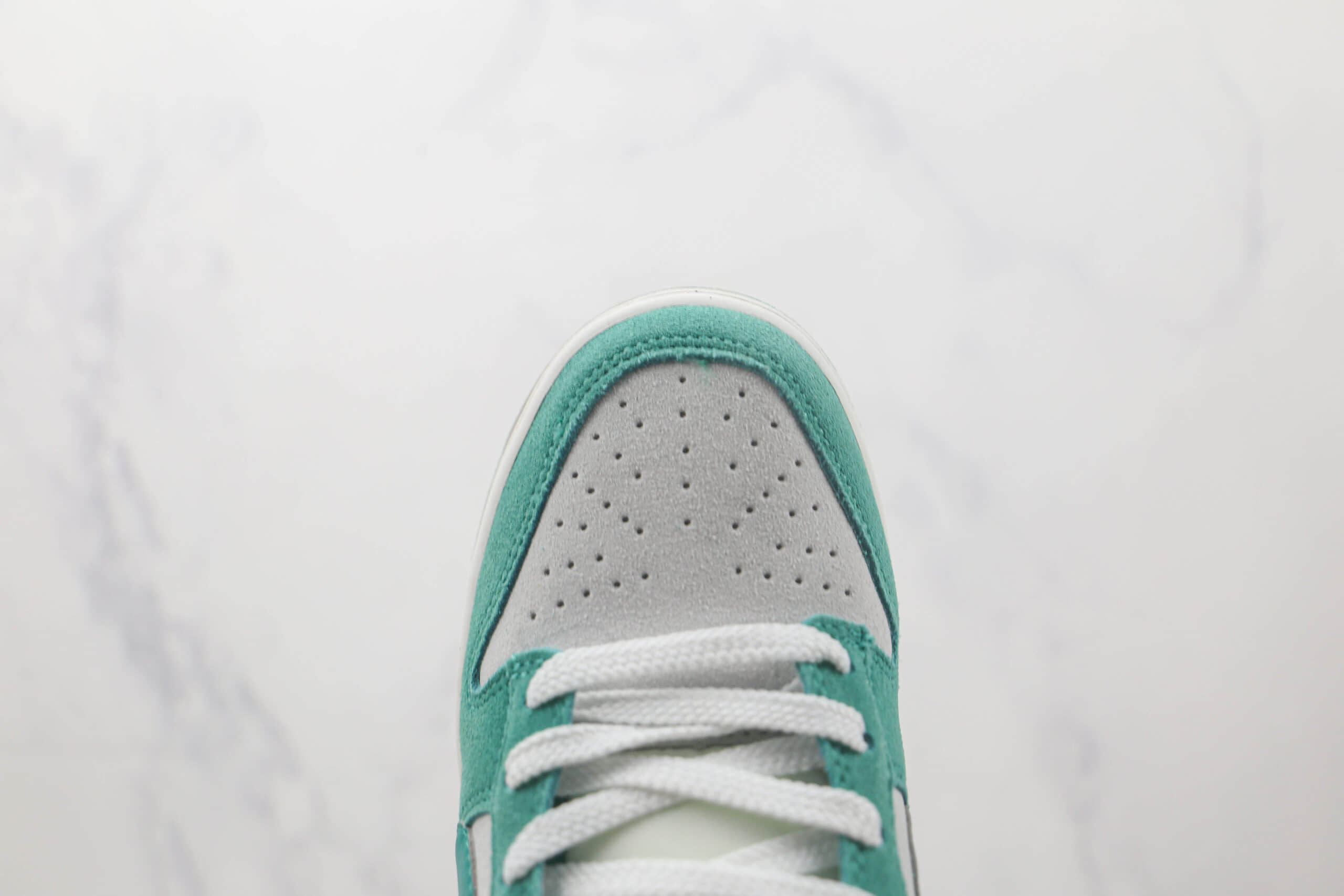 耐克Nike Dunk Low SE 85莆田纯原复刻版本低帮DUNK蓝绿双钩板鞋原楦头纸板打造 货号：DO9457-101