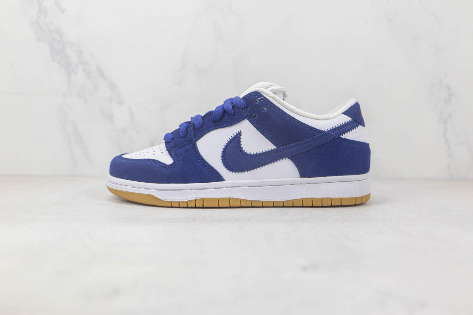 耐克Nike SB Dunk Low Dunk Pro PRM Los Angeles Dodgers纯原版本低帮SB DUNK白蓝色洛杉矶道奇板鞋 耐克DUNK厚鞋舌板鞋 货号：DO9395-400