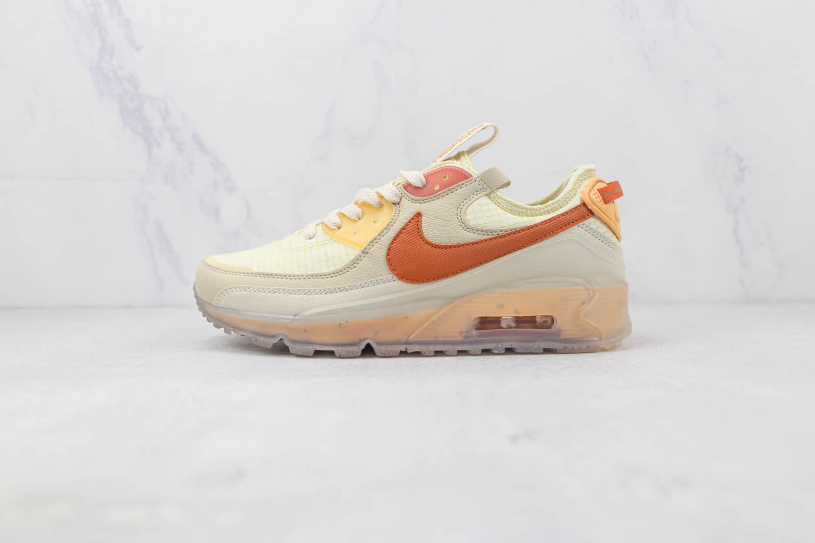 耐克Nike Air Max Terrascape 90 Sail Black纯原版本Max90山川地形系列橙色气垫慢跑鞋 耐克Max90系列 货号：DH2793-200