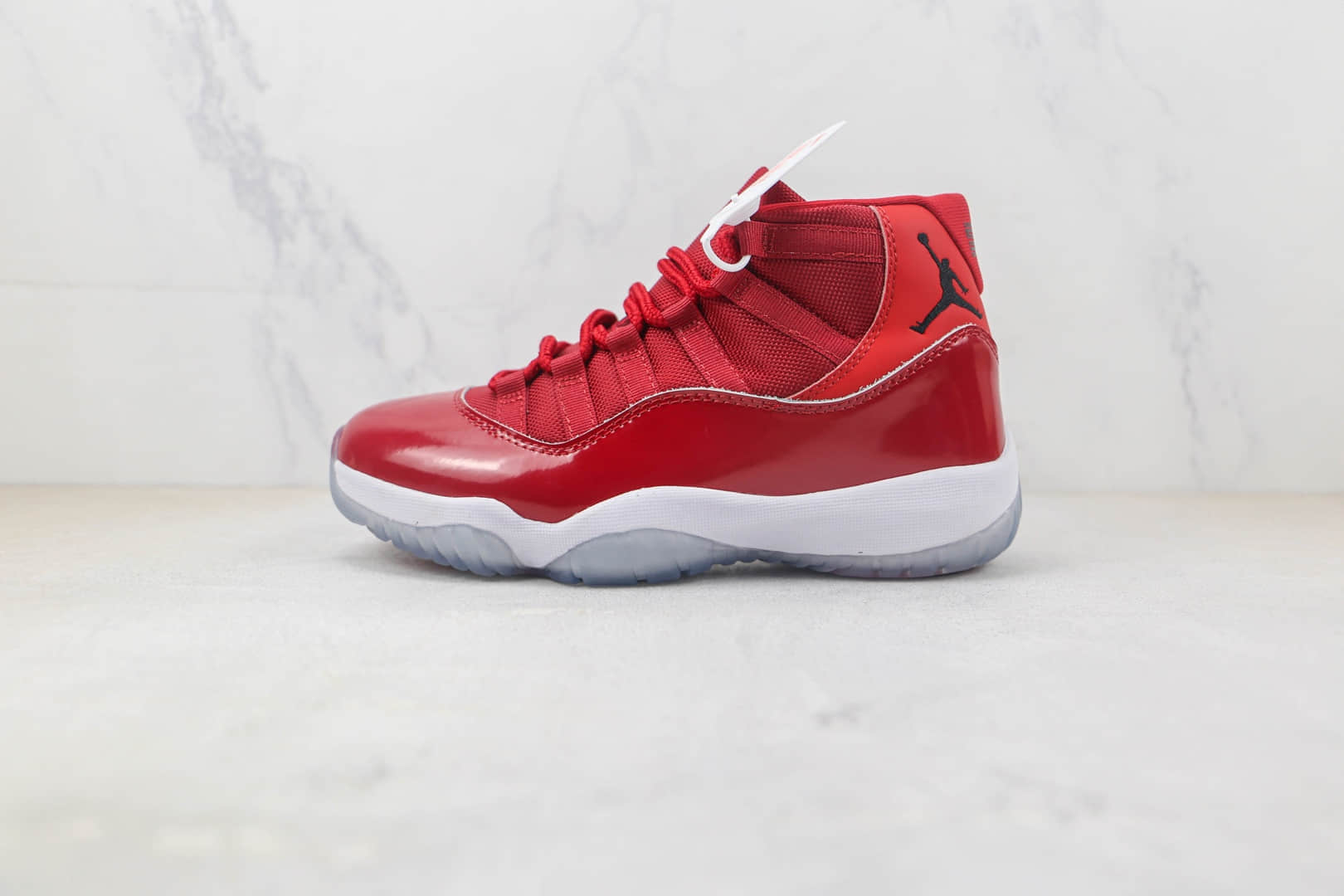 乔丹Air Jordan 11 Retro Win Like 96纯原版本高帮AJ11大红色篮球鞋 莆田AJ工厂货源 货号：378037-623