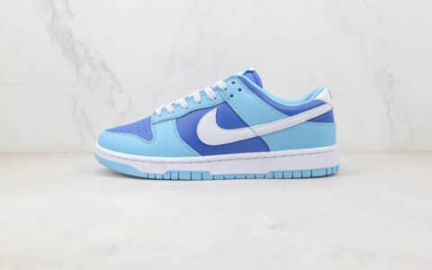 耐克Nike SB Dunk Low Dunk纯原版本低帮SB DUNK海蓝色板鞋 耐克DUNK校园板鞋 货号：DM0121-400