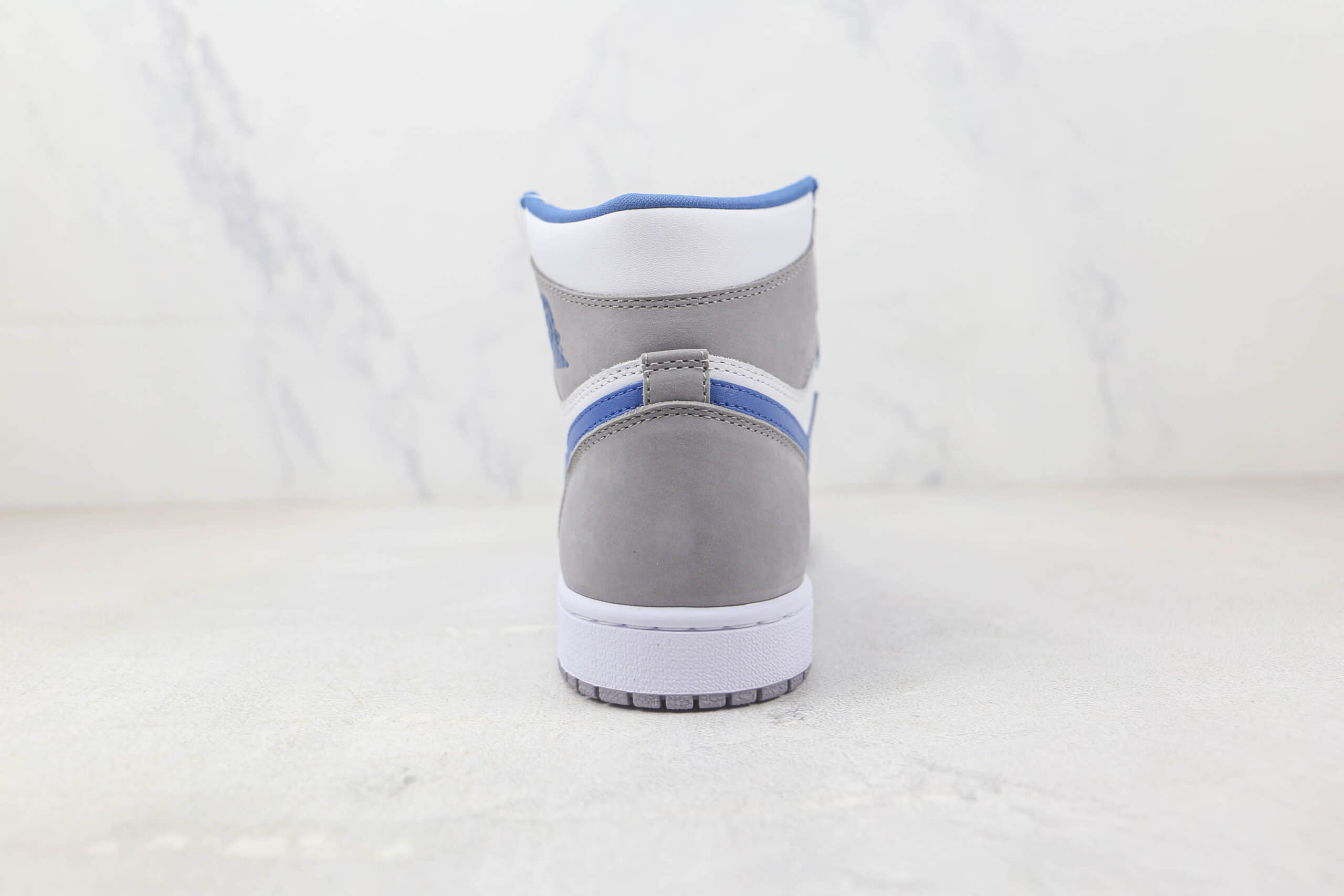 乔丹Air Jordan AJ1 Retro High纯原版本高帮AJ1白灰蓝色板鞋 天花板AJ1板鞋 货号：DZ5485-410