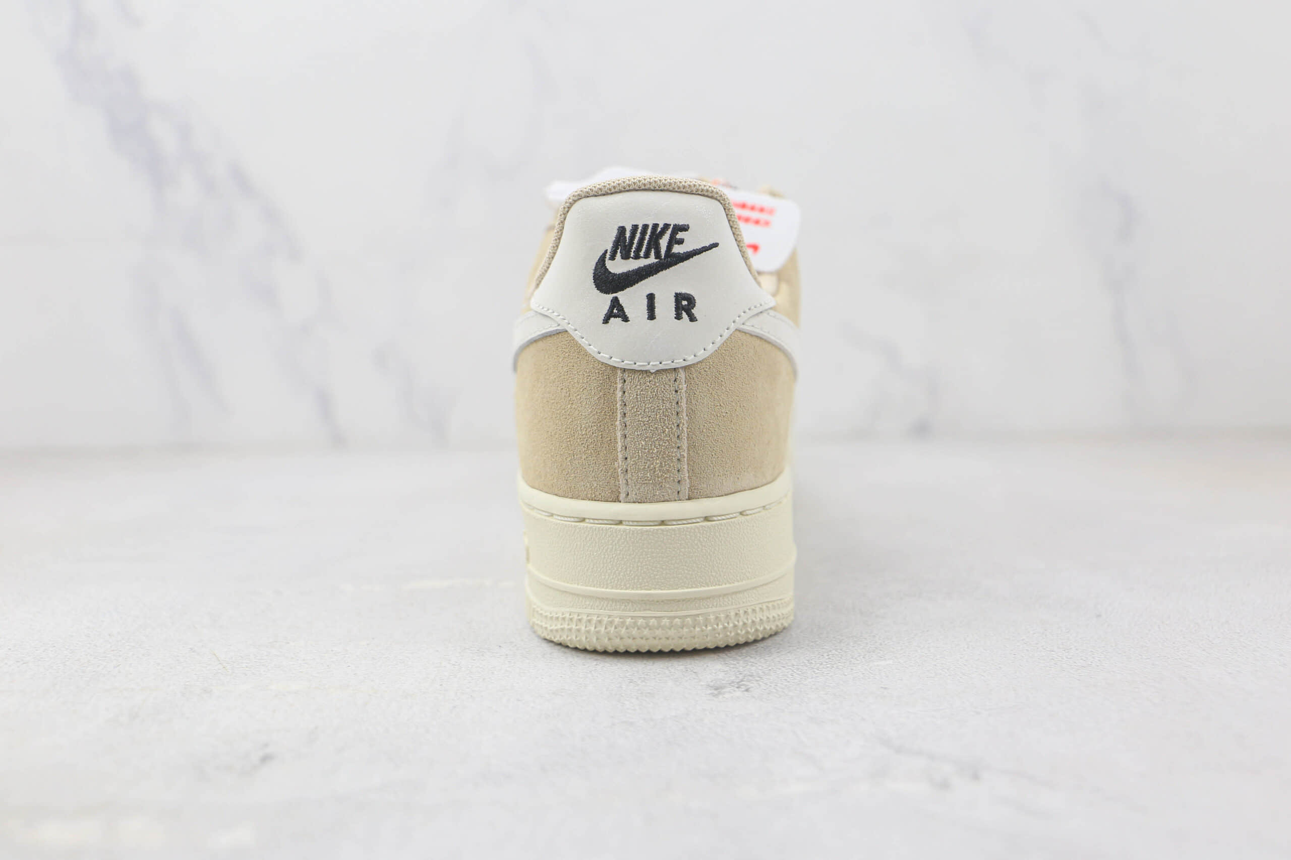 耐克Nike Air Force 1 Low 07纯原版本低帮空军一号淡黄白勾帆布面板鞋 耐克空军一号气垫板鞋 货号：DO9801-200