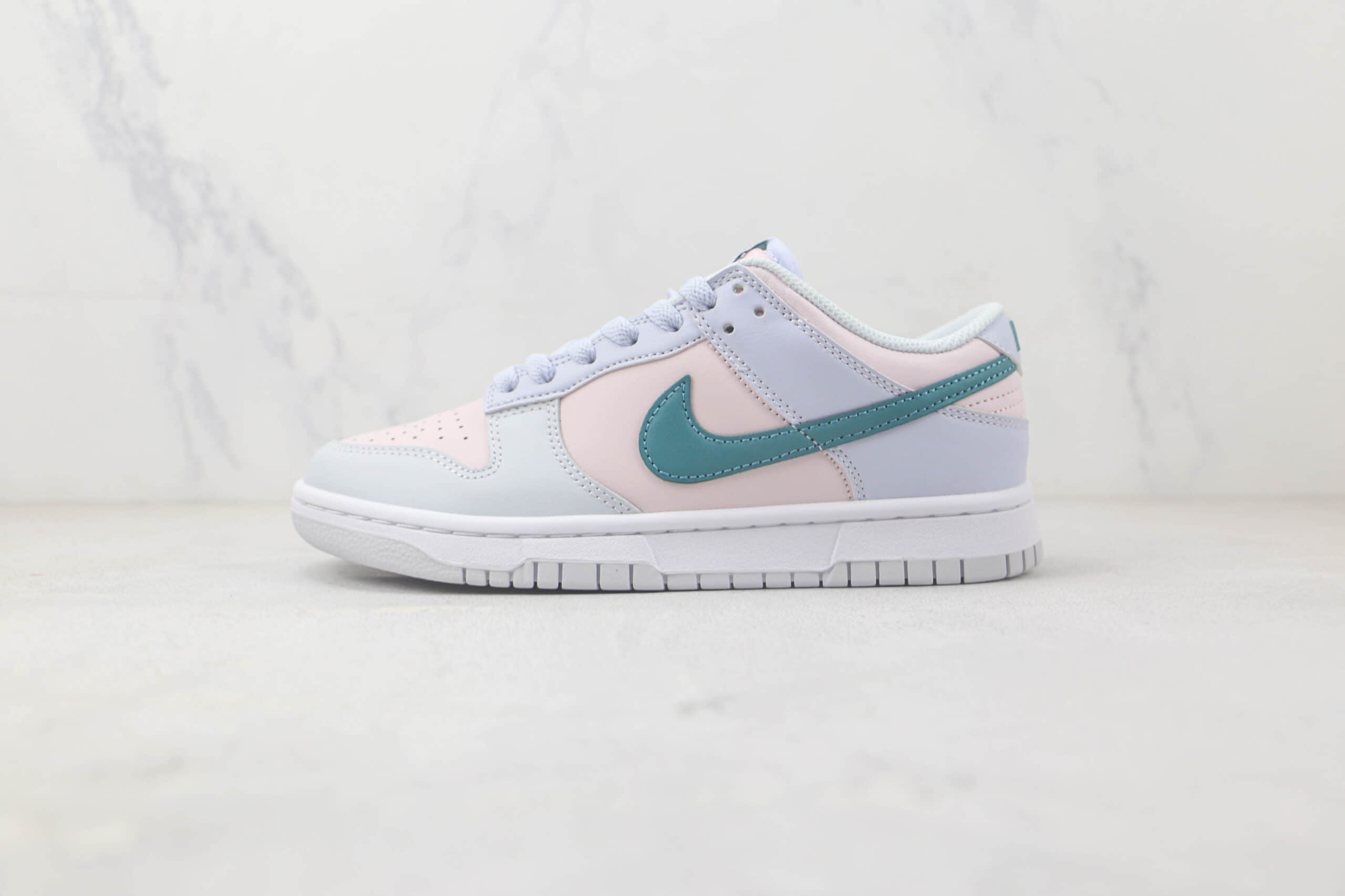 耐克Nike SB Dunk Low纯原版本低帮SB DUNK蓝粉绿配色板鞋 莆田天花板DUNK板鞋 货号：FD1232-002