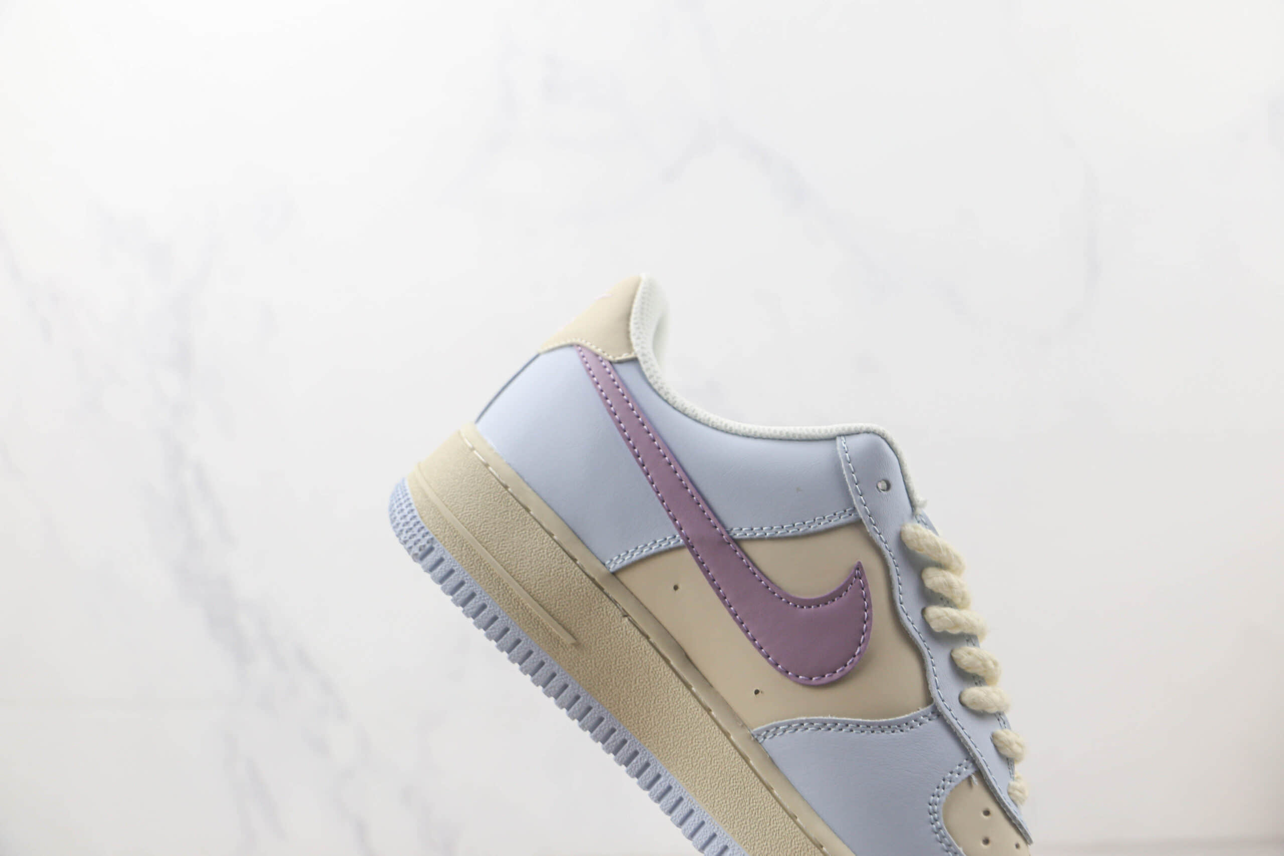 耐克Nike Air Force 1 Low 07 Jade Hare纯原版本低帮空军一号玉兔蓝紫黄配色板鞋 耐克空军一号定制款 货号：CW0088-111