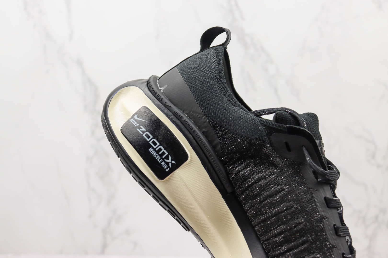 耐克Nike ZOOMX INVINCIBLE RUN FK3纯原版本黑黄色FK3马拉松慢跑鞋 天花板耐克马拉松跑鞋 货号：DR2615-003