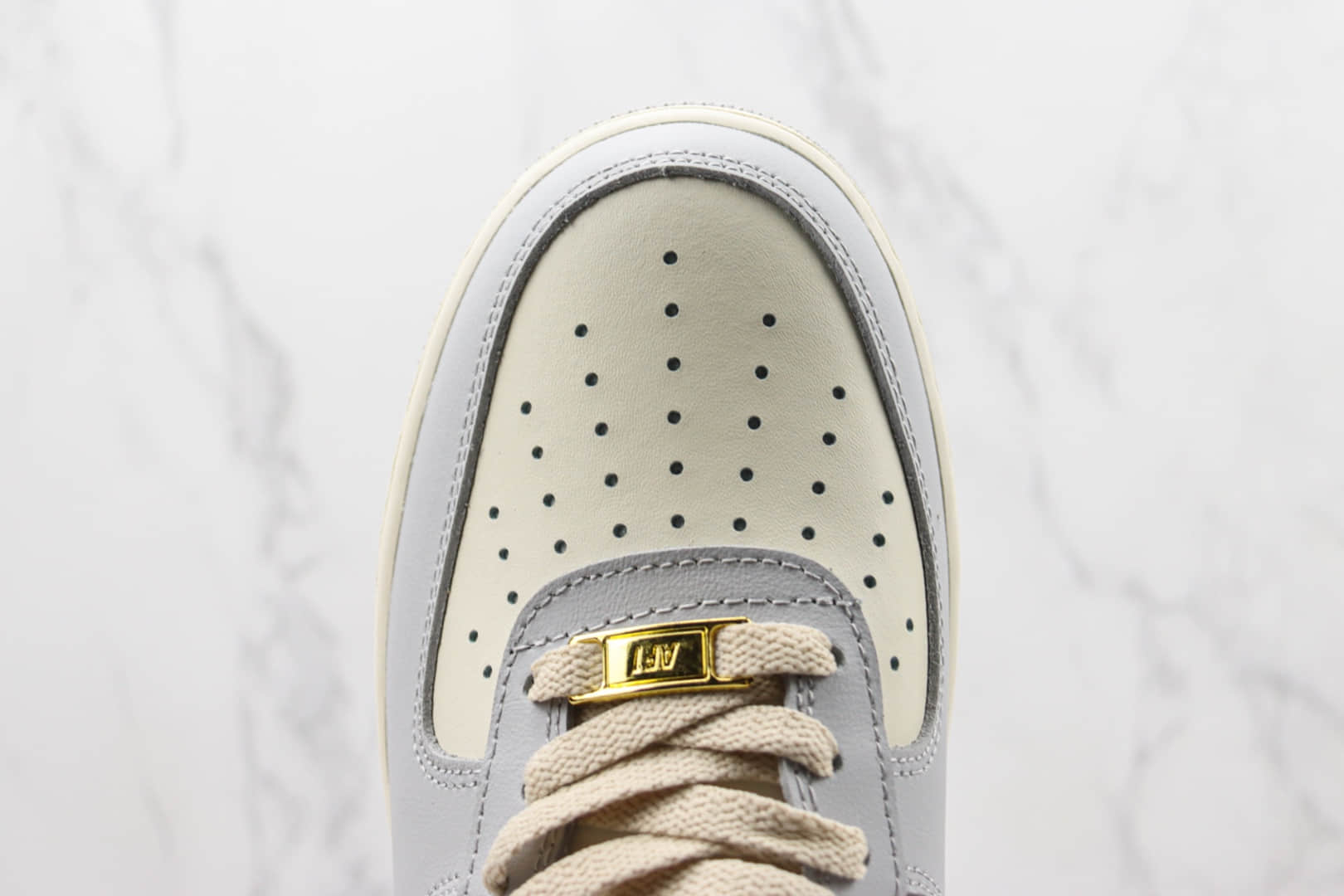耐克Nike Air Force 1 Low纯原版本低帮空军一号川久保玲灰绿拼色板鞋 莆田天花板AF1系列 货号：CJ0304-015