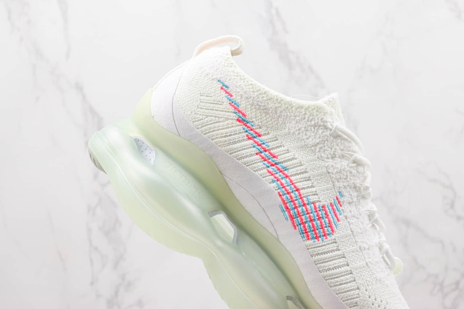 耐克Nike Air Max Scorpion FK纯原版本白粉蓝大气垫增高跑鞋 莆田耐克货源 货号：DV7402-100