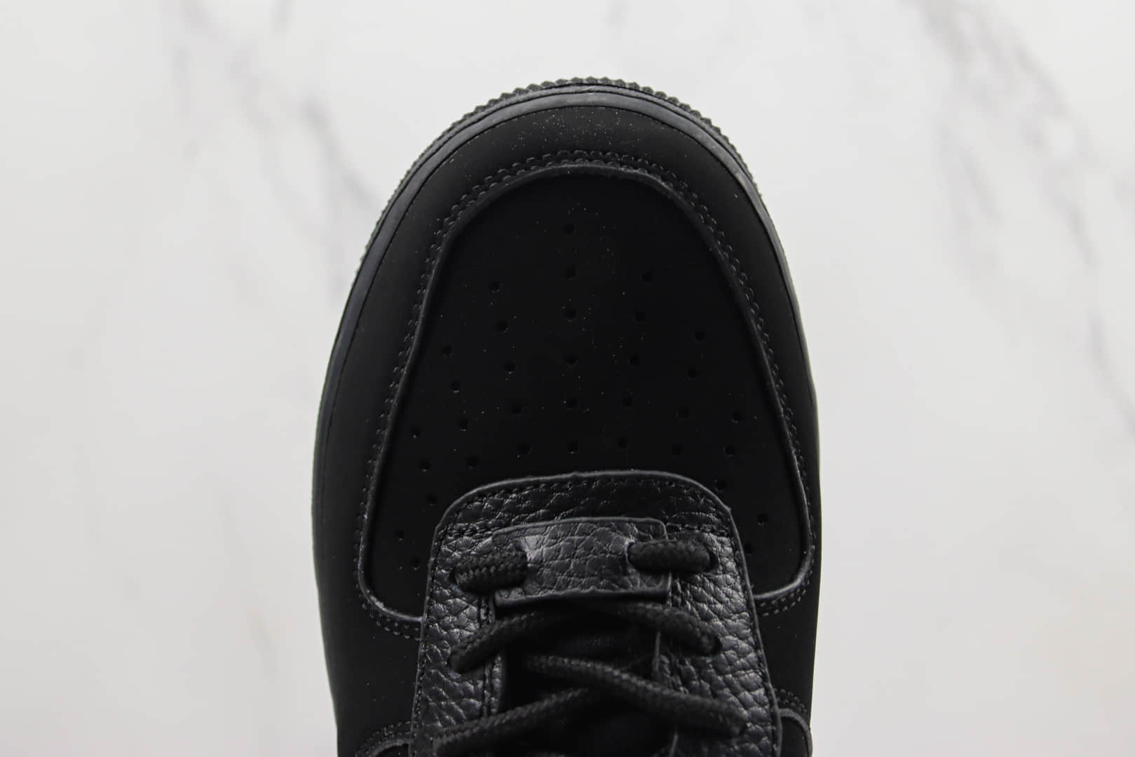 耐克Nike Air Force 1 '07 Low纯原版本低帮空军一号蒂芙尼联名纯黑板鞋 莆田天花板AF1系列 货号：DZ1382-005