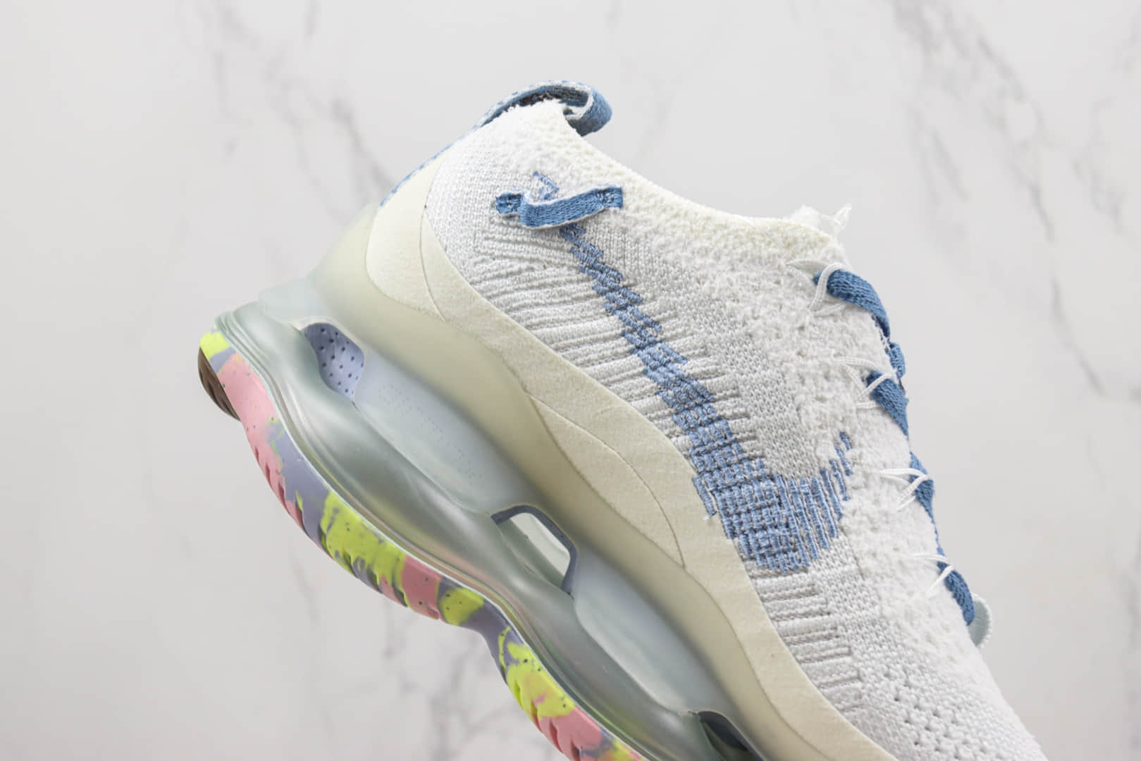 耐克Nike Air Max Scorpion FK纯原版本白蓝色大气垫跑鞋 莆田耐克工厂 货号：FJ7736-141