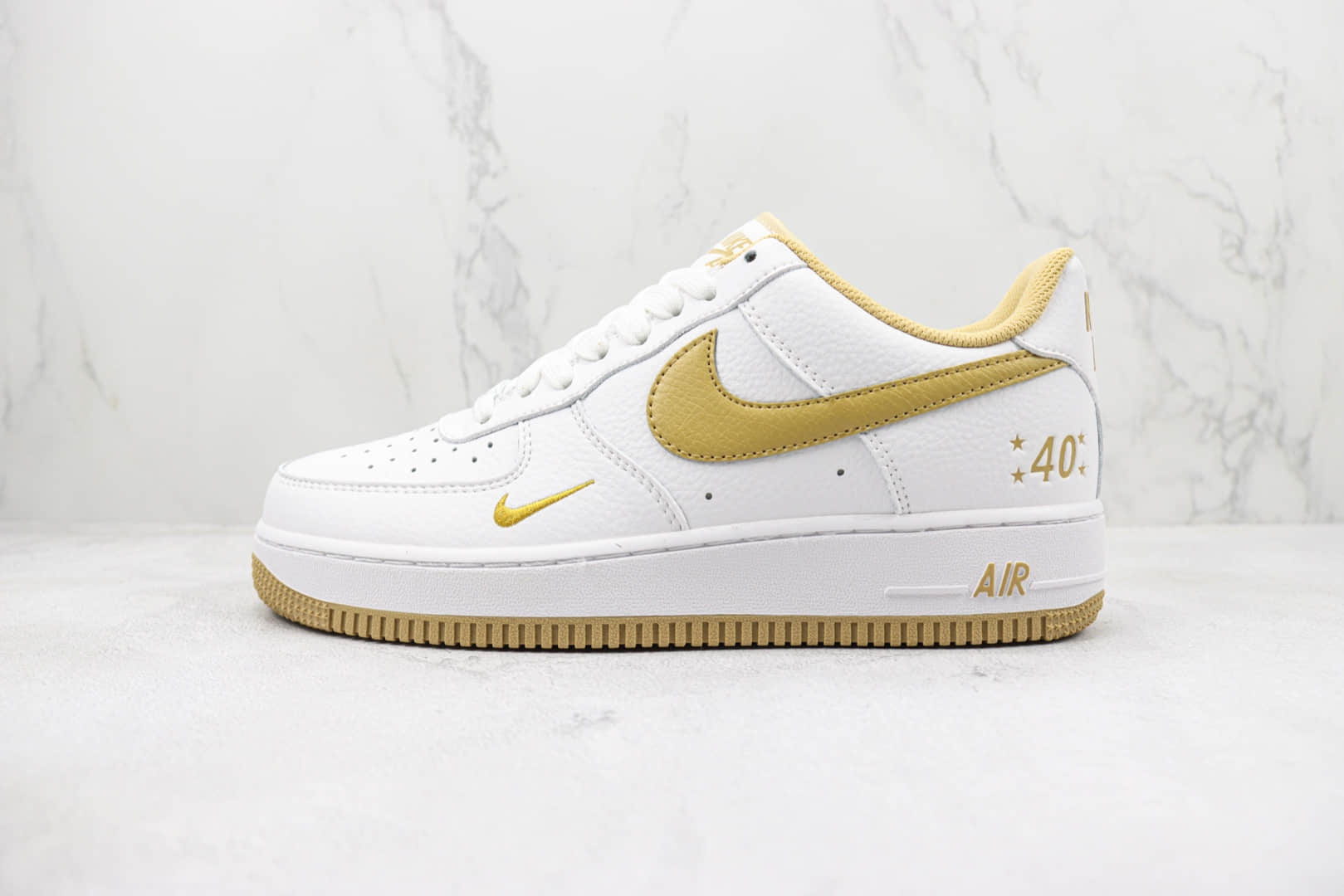 耐克Nike Air Force 1 '07 LV8纯原版本低帮空军一号40周年白黄色板鞋 莆田天花板AF1系列 货号：MN5263-122