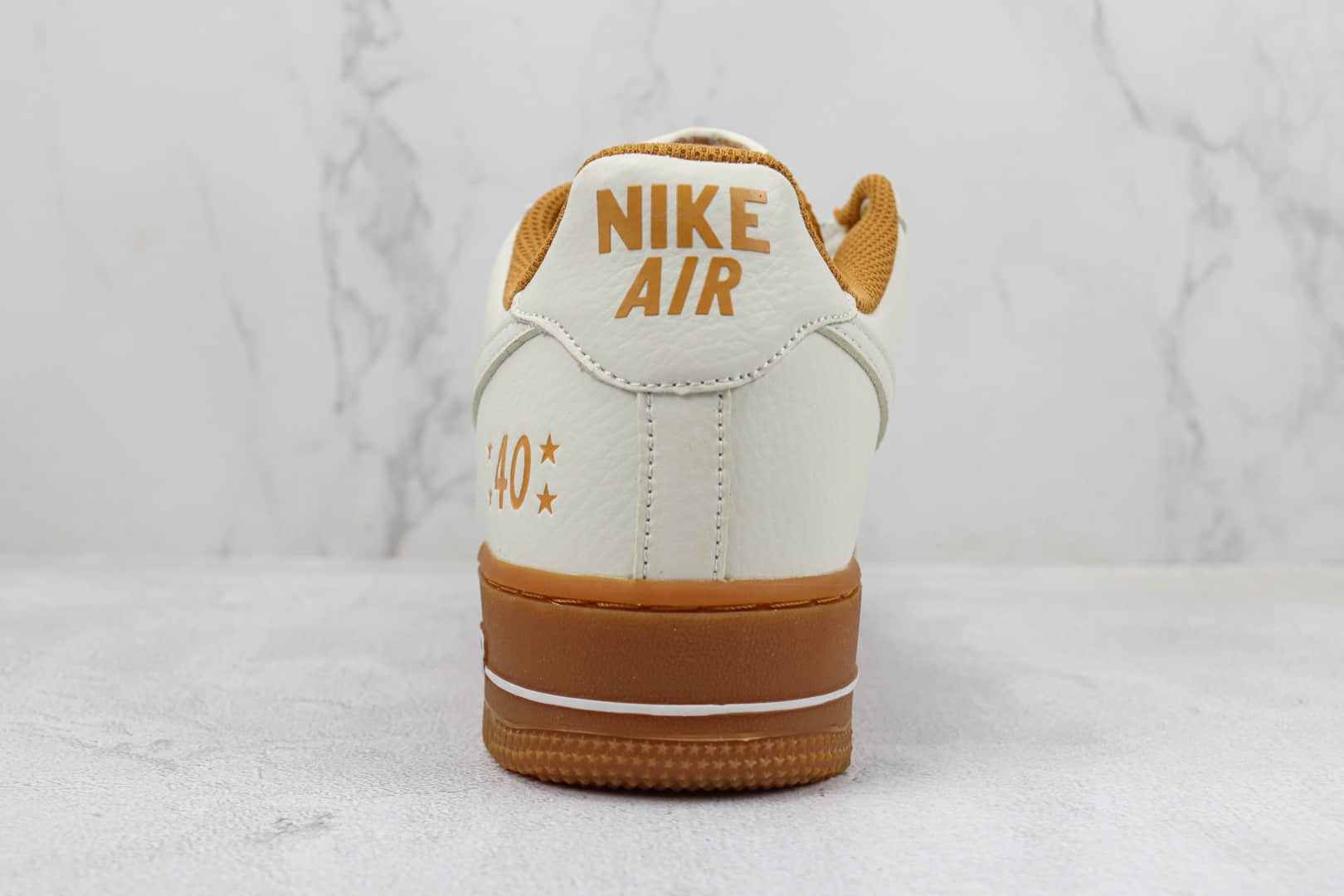 耐克Nike Air Force 1 '07 Low纯原版本空军一号40周年纪念复古焦糖板鞋 莆田天花板AF1系列 货号：BS9055-742