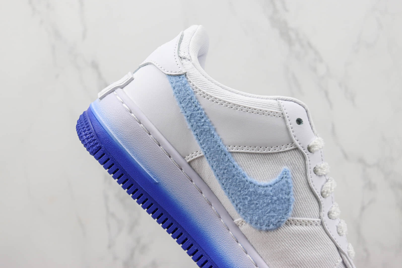 耐克Nike Air Force 1 Shadow纯原版本低帮空军一号马卡龙解构板鞋 莆田耐克货源 货号：FJ4567-100