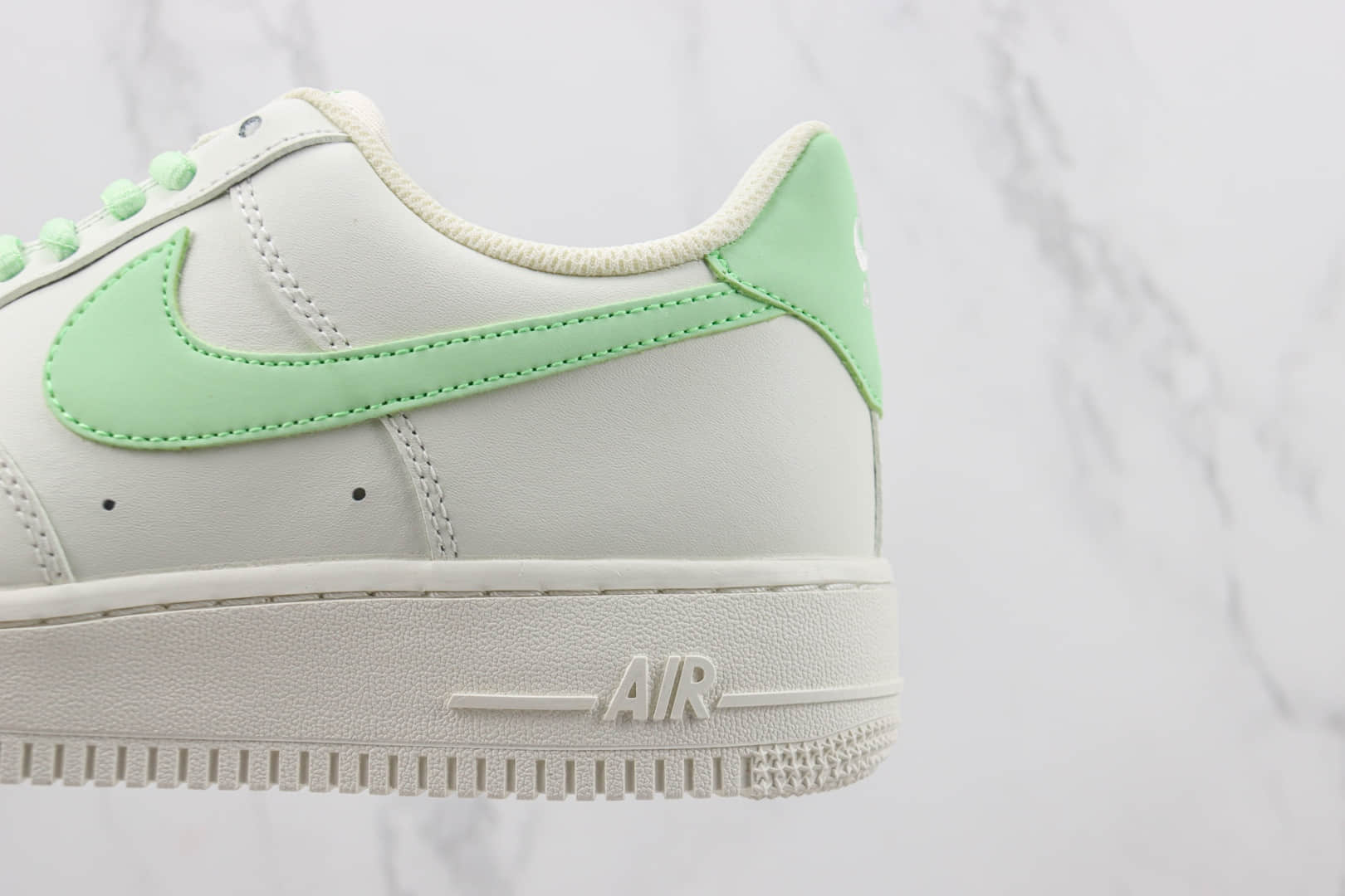 耐克Nike Air Force 1 Low纯原版本空军一号低帮AF1白绿色 莆田天花板AF1系列 货号：CQ5059-223