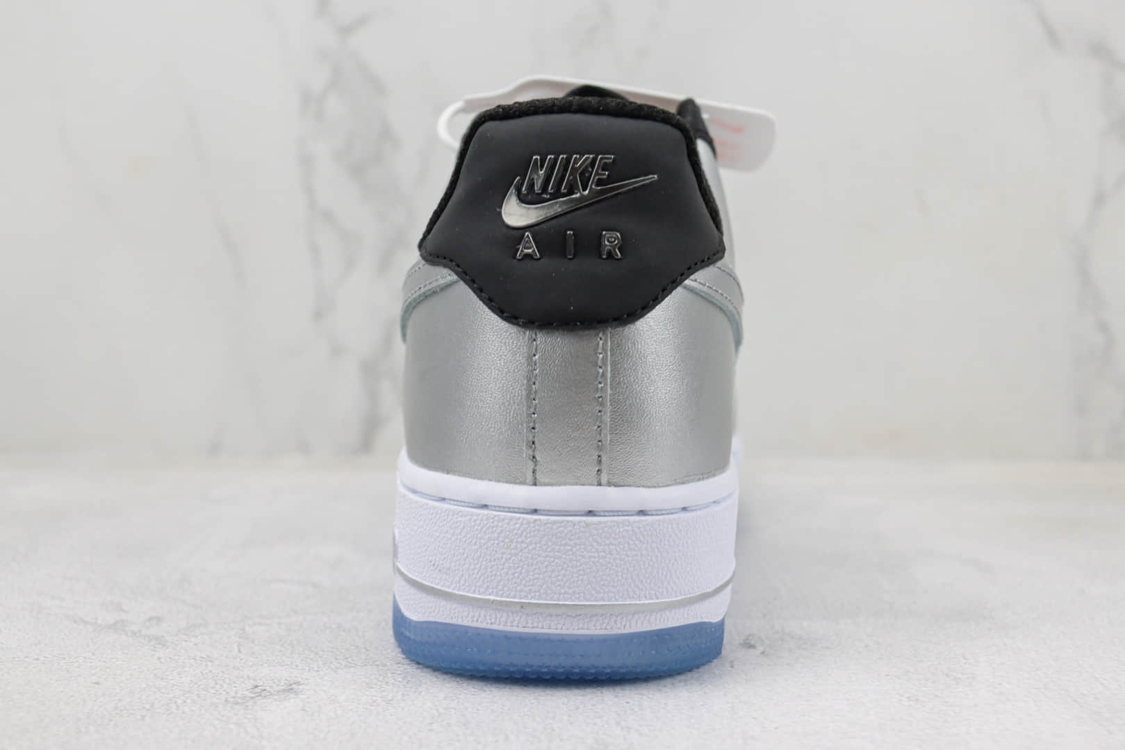 耐克Nike Air Force 1 Low纯原版本空军一号低帮AF1银黑色休闲板鞋 莆田耐克工厂 货号：DX6764-001