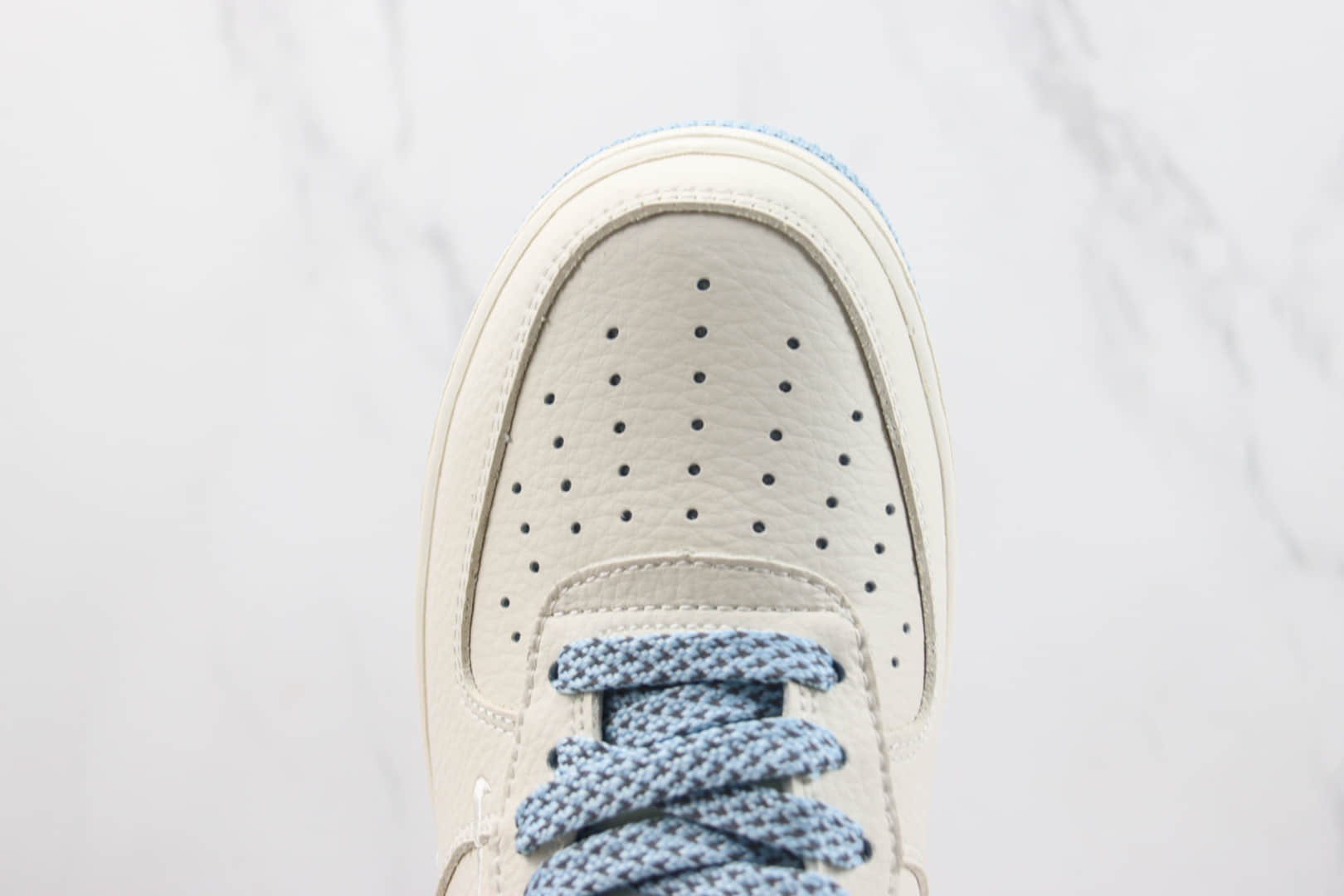 耐克Nike Air Force 1 Low纯原版本空军一号低帮AF1白蓝色3M反光板鞋 莆田耐克工厂 货号：TV2306-251