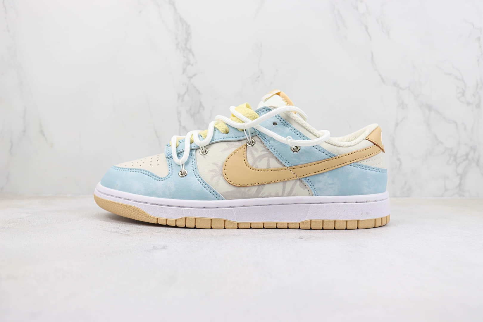 耐克Nike Dunk Low纯原版本低帮Dunk海盐椰云竹子涂鸦板鞋 莆田耐克工厂 货号：DV0831-003