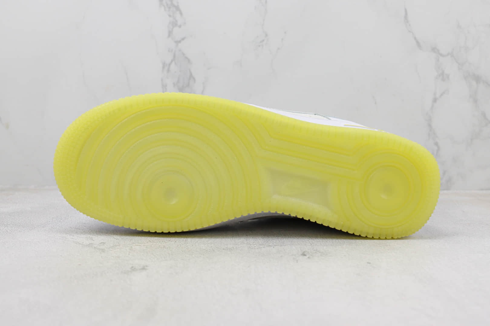 耐克Nike Air Force 1 Low纯原版本空军一号低帮奶油白黄拼接板鞋 莆田天花板AF1 货号：FQ0709-100