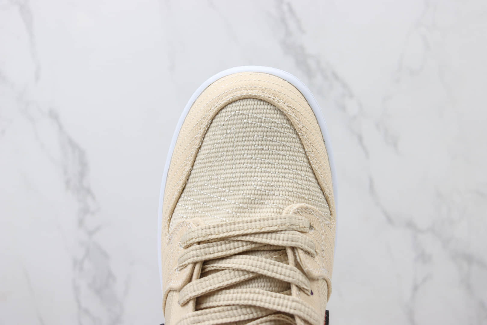 耐克Albino &Preto x Nike SB Dunk Low“Pearl White”纯原版本低帮SB Dunk撕撕乐米杏黑滑板鞋 莆田耐克货源 货号：FD2627-200
