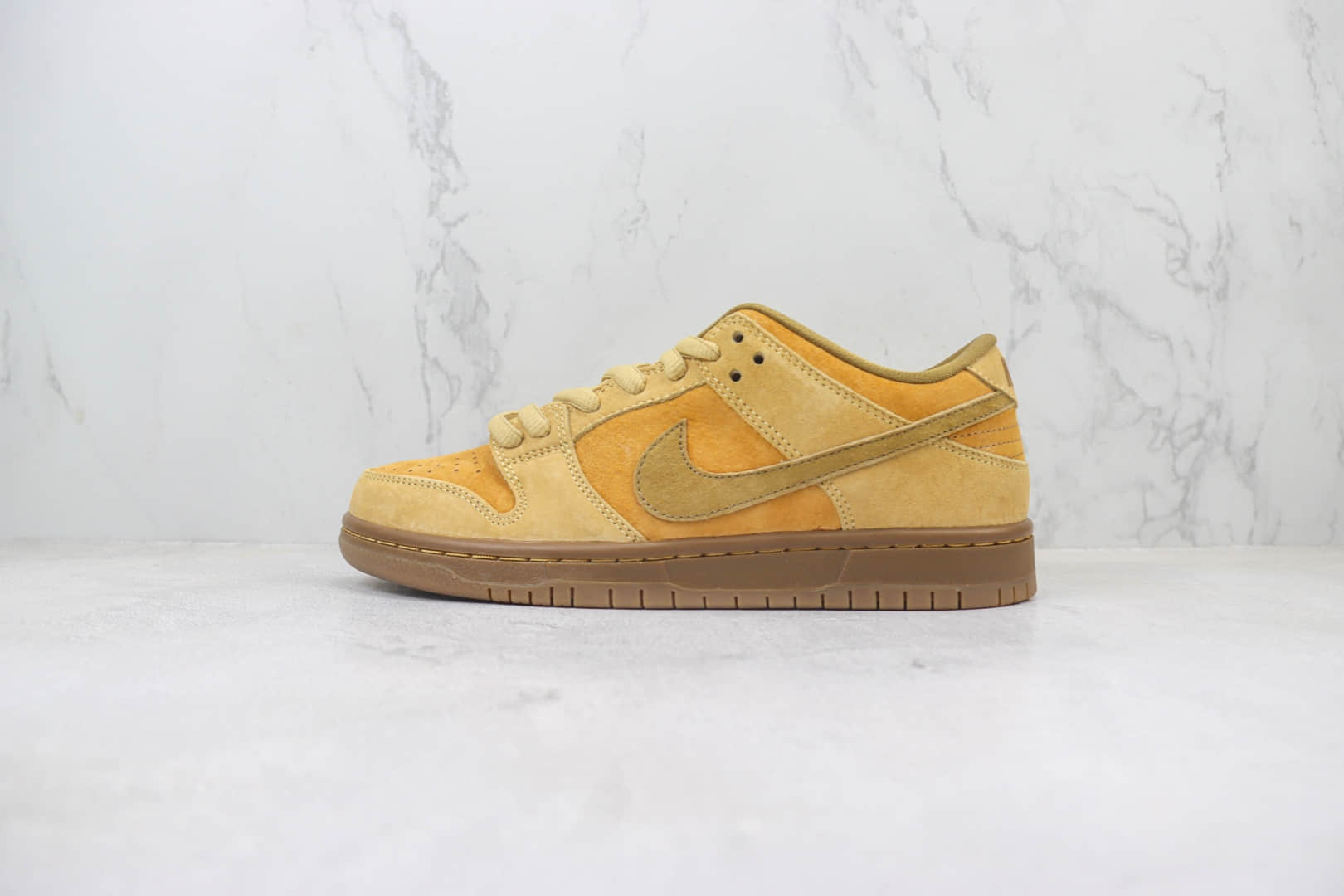 耐克Nike SB Dunk Low纯原版本低帮SB Dunk小麦棕板鞋 莆田耐克代理 货号：883232-700