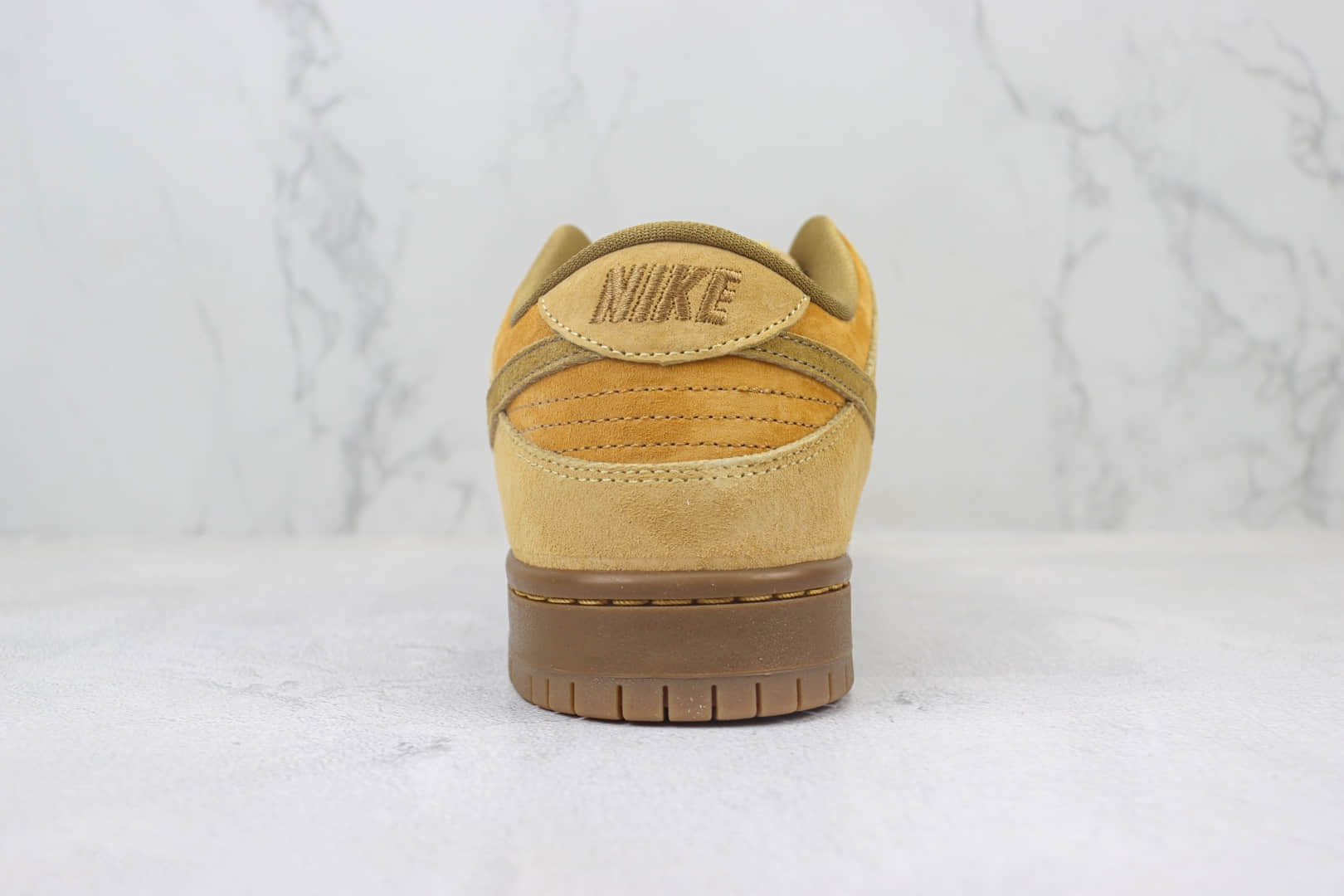 耐克Nike SB Dunk Low纯原版本低帮SB Dunk小麦棕板鞋 莆田耐克代理 货号：883232-700