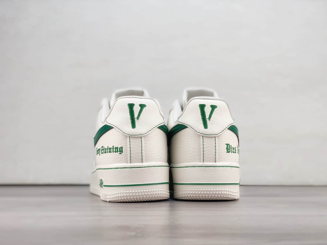 耐克Vlone x Nike Air Force 1'07 Low纯原版本空军一号AF1米绿色低帮板鞋 莆田耐克档口 货号：AA5360-003