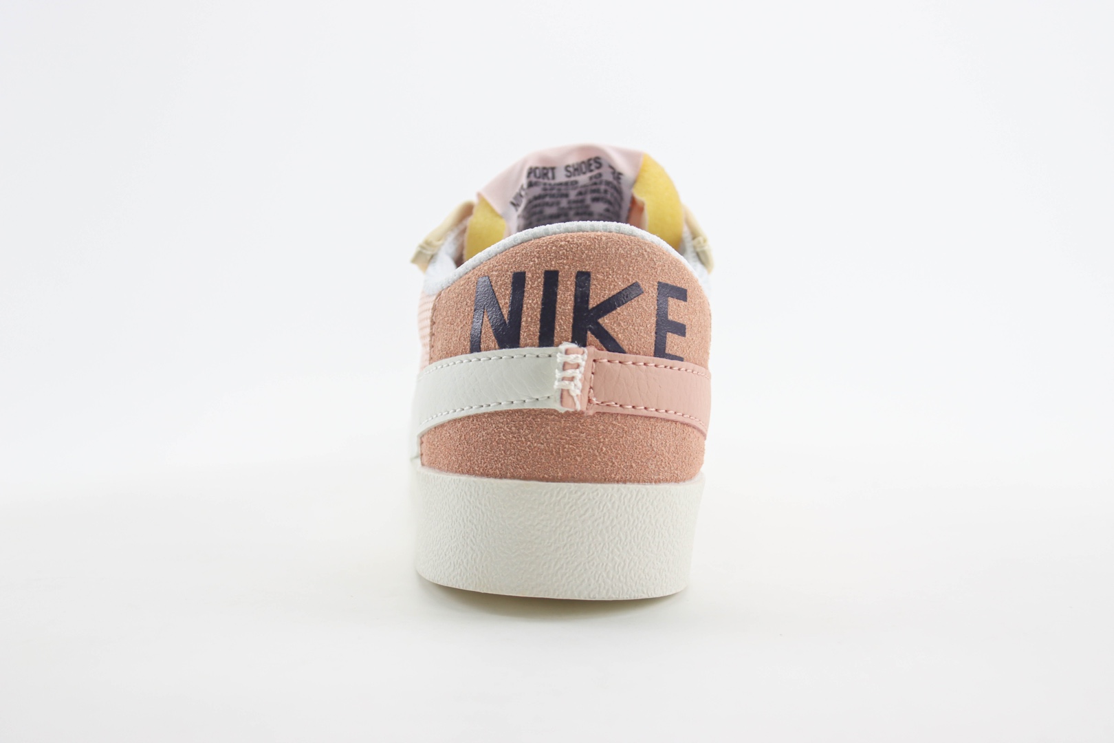 耐克Nike Blazer 77 Low Jumbo纯原版本开拓者77粉白色低帮板鞋 莆田耐克货源 货号：DQ1470-601