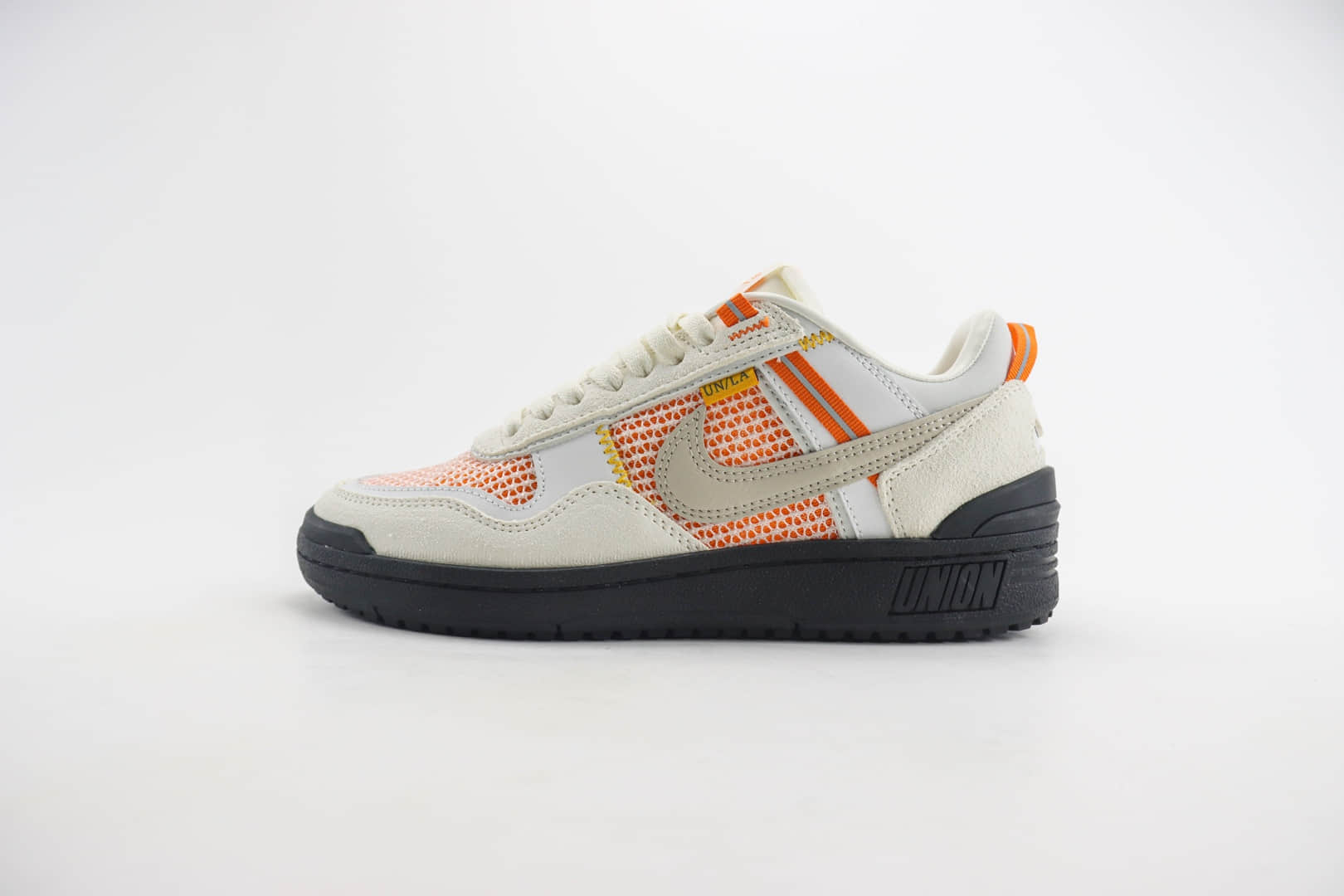 耐克Union x Nike Field General 82 SP纯原版本UN联名米橙色复古篮球鞋 莆田耐克货源 货号：FQ9003-100