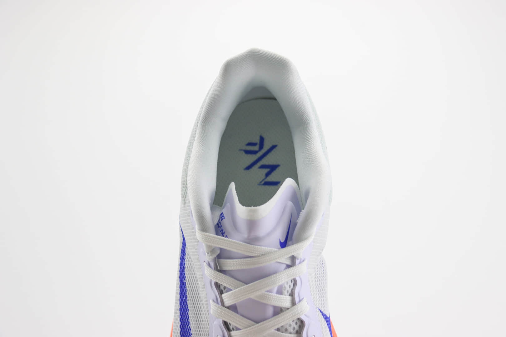 耐克Nike Zoom FLY 6纯原版本白蓝橘马拉松跑鞋 莆田耐克货源 货号：FN8454-104
