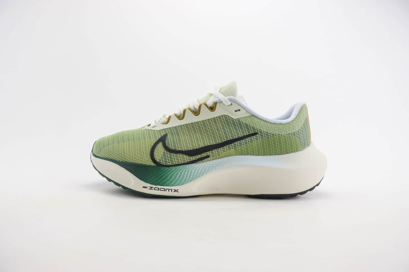 耐克Nike Zoom Fly 5纯原版本绿色马拉松跑鞋 莆田耐克货源 货号：FV3632-301