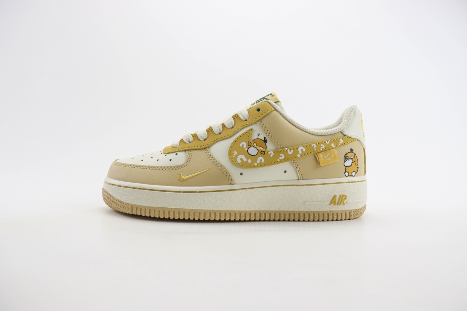 耐克Nike Air Force 1'07 Low “Psyduck”纯原版本空军一号AF1可达鸭板鞋 莆田耐克货源 货号：DB3301-661