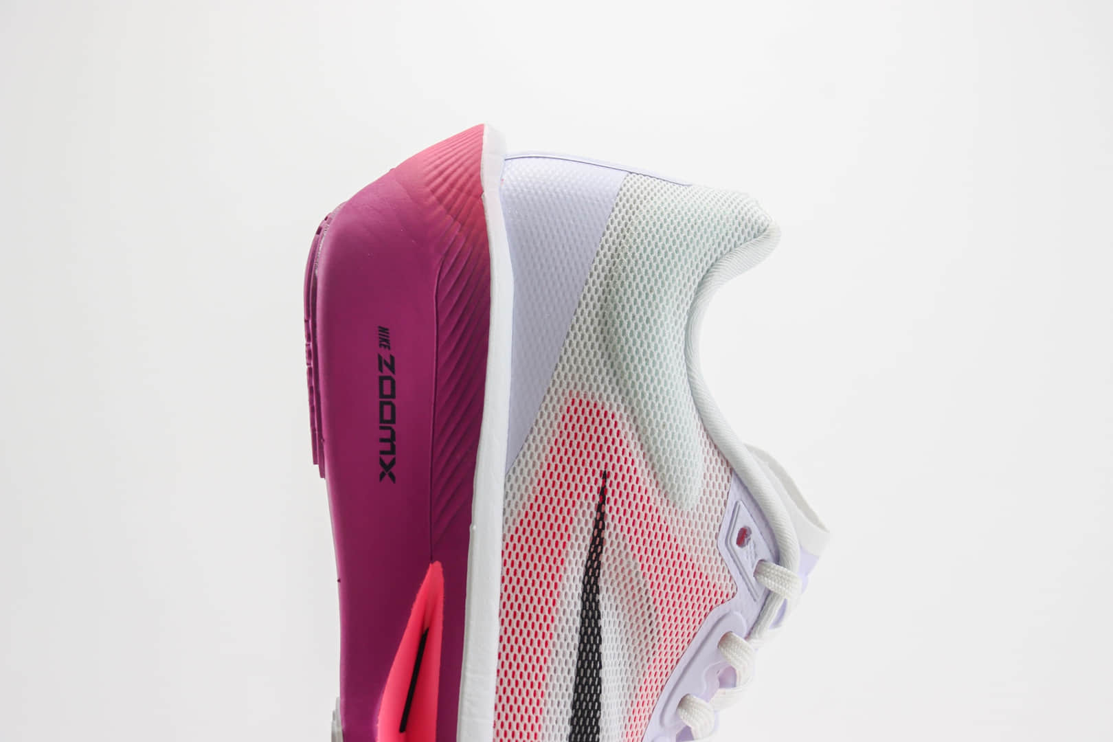 耐克Nike Zoom FLY 6纯原版本白玫红马拉松超轻跑鞋 莆田耐克代理 货号：FN8454-100