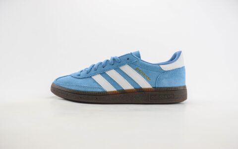 阿迪达斯adidas Handball Spezial纯原版本蓝白色德训鞋 莆田阿迪达斯货源 货号：BD7632