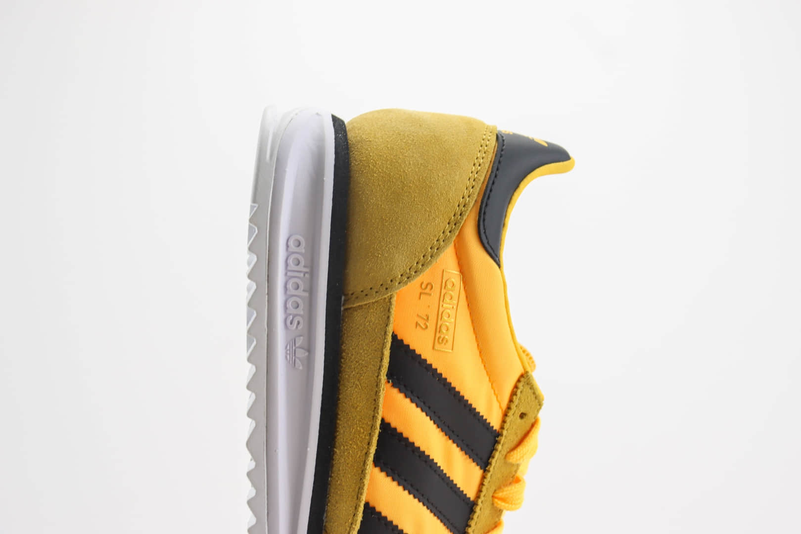 阿迪达斯Adidas Originals SL 72 RS（Reshaped）纯原版本白黄色复古慢跑鞋 莆田阿迪达斯货源 货号：IH7912