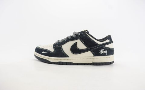 耐克Stussy x Nike SB Dunk Low纯原版本斯图西联名SB Dunk米黑色低帮滑板板鞋 莆田耐克工厂 货号：BB9898-008