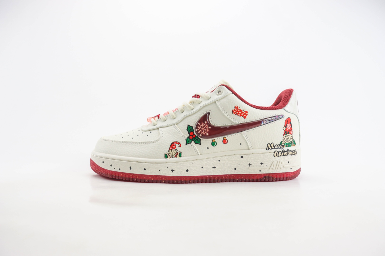 耐克Nike Air Force 1 Low纯原版本空军一号AF1圣诞节低帮运动板鞋 莆田耐克工厂 货号：FZ5068-616